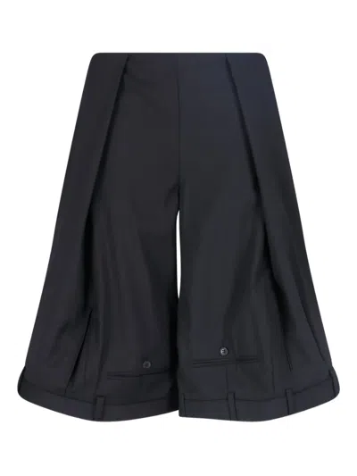 Hodakova Pleat-detailed Shorts In Blue