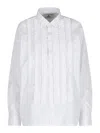 Hodakova Shirt With Rouches In White