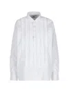 Hodakova Shirt With Rouches In White