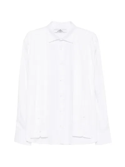 Hodakova Sleeve-overlay Shirt In White