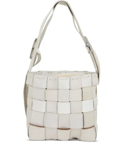 Hodakova Small Belt Basket Bag In White