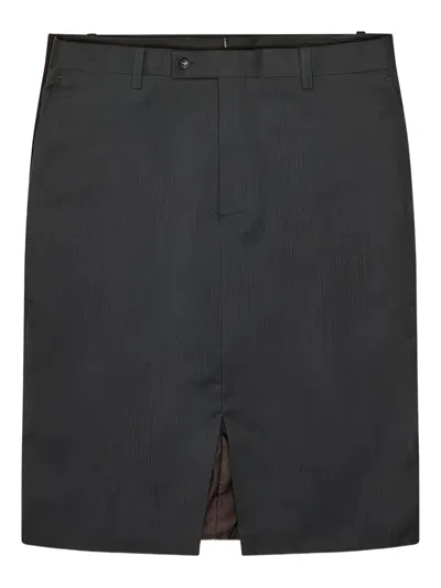 Hodakova Split-detail Mini Skirt In Black