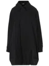 Hodakova Upside Down Pattern Stretch Wool Blend Jacket In Black