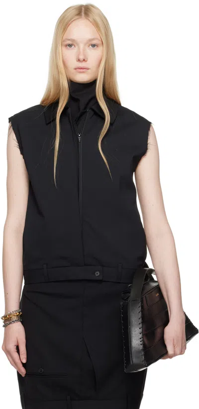 Hodakova Upside Down Trouser Vest In Black