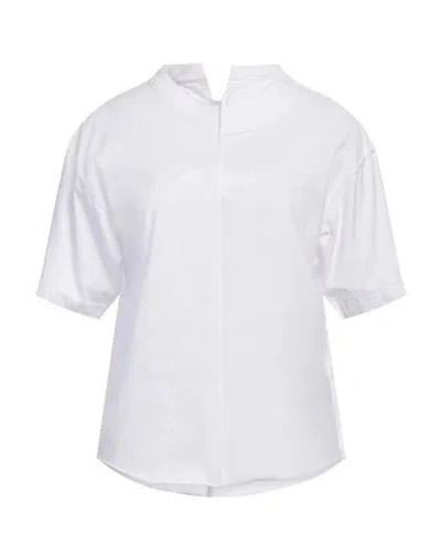Hodakova Woman T-shirt White Size L Cotton, Polyester