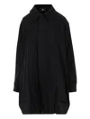 Hodakova Upside Down Pattern Stretch Wool Blend Jacket In Black