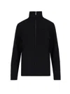 Hodakova Zip Turtleneck Sweater - Black In Black