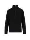 Hodakova Zip Turtleneck Sweater - Black In Black
