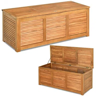 Hodetail 47 Gallon Deck Storage Bench Box Organization Tools