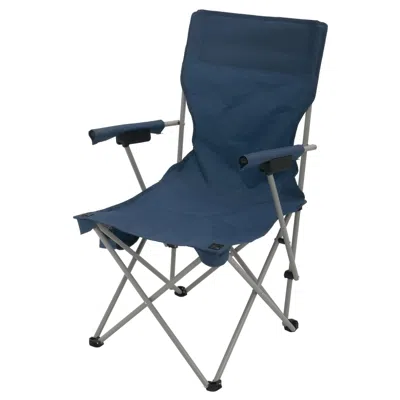 Hodetail Hard Arm Camping Chair With Durable Polyester Seat And Steel Frame, Portable With Cup Holder
