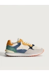 Hoff Multi-panelled Lace-up Sneakers In Blue