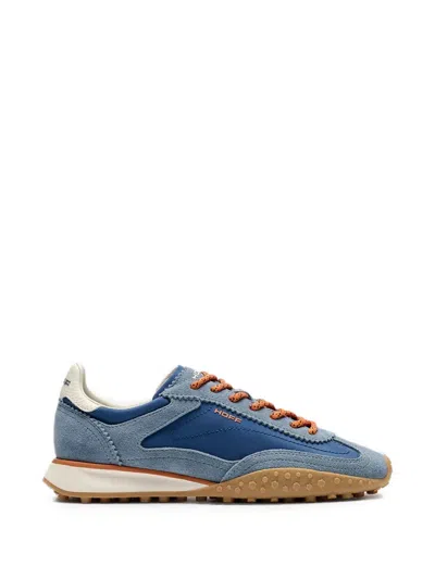 Hoff Bridge Mkii Panelled Suede-trim Sneakers In Blue