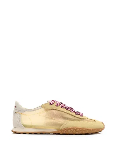 Hoff Bridge Panelled Sneakers In Brown