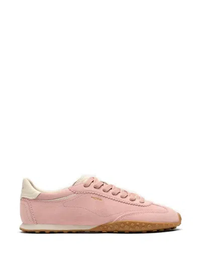 Hoff Bridge Scalloped-edge Sneakers In Pink