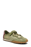 Hoff Bridge Bow Vichy Mary Jane Sneakers In Green