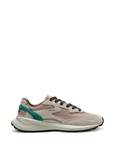 Hoff City Mkii Suede-panelled Sneakers In Brown
