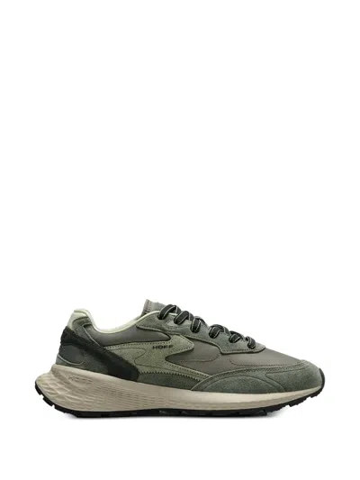 Hoff City Panelled Sneakers In Green