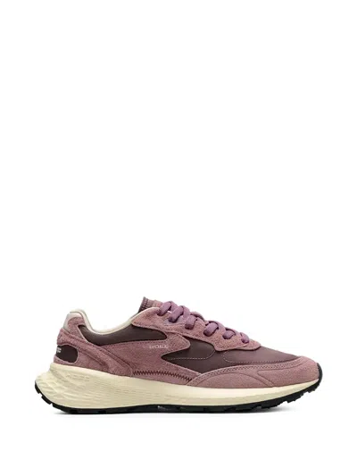 Hoff City Suede-panelled Sneakers In Pink