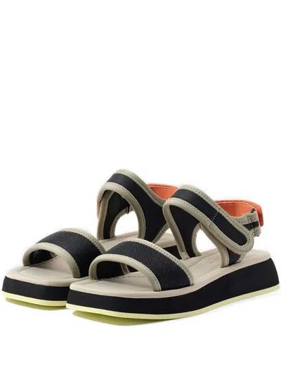 Hoff Deya Platform Double-strap Sandals In Black
