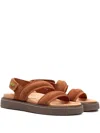 Hoff Double-strap Sandals In Brown