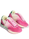 Hoff X Gonzalo Muino Womens Flame Multicoloured Trainers In Pink
