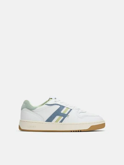 Hoff Men's Perlan Shoe In Pastel Blue And Green In White