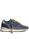 Hoff Panelled Lace-up Sneakers In Blue
