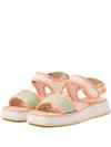 Hoff Platform Touch-strap Sandals In Multi