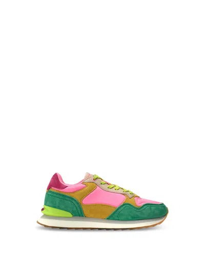 Hoff Santa Marta Panelled Suede Sneakers In Pink