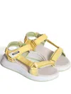 Hoff Strapped Flat Sandals In Yellow