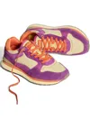 Hoff Suede-panelled Sneakers In Purple