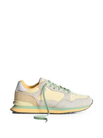 Hoff Suede-panelled Lace-up Sneakers In Multi