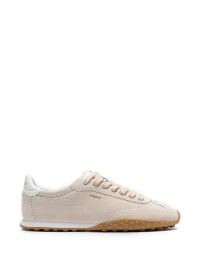 Hoff Suede-panelled Sneakers In White