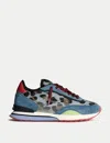 Hoff Art Blue Multicoloured Trainers In Multi