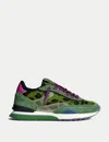 Hoff Art Green Multicoloured Trainers In Green