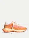 Hoff Suede Sneakers In Orange