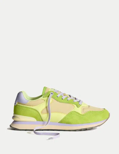Hoff City Kathmandu Panelled Sneakers In Green