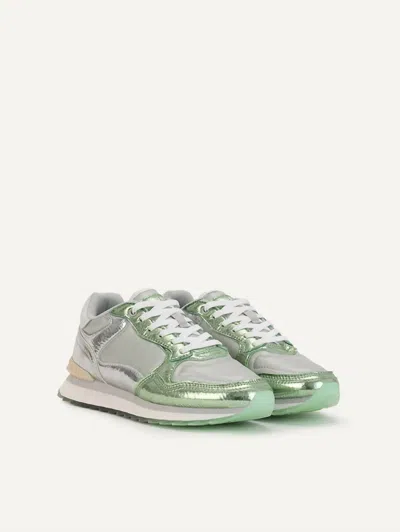 Hoff Women's Iron Sneaker In Metallic/green