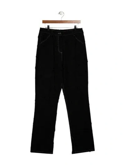 Pre-owned Hofmann Copenhagen High-rise Wide Leg Jeans In Black