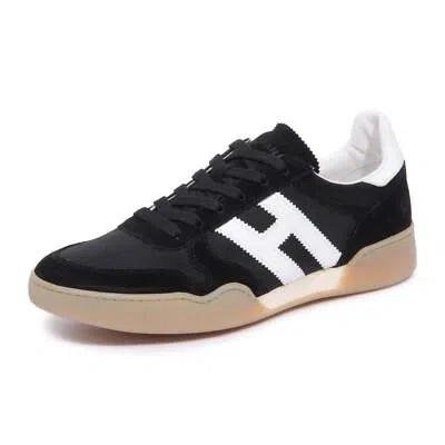 Pre-owned Hogan 0474as Sneaker Uomo  H357 Man Shoes Black In Nero