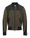 Hogan 3-r Man Jacket Military Green Size S Polyester, Wool, Cashmere, Elastane In Green