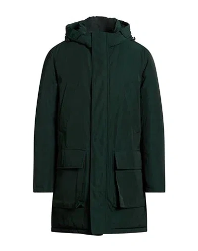 Hogan 3r Man Coat Dark Green Size L Polyester