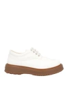 Hogan Man Lace-up Shoes White Size 11 Textile Fibers In White