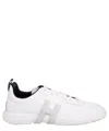 Hogan Man Sneakers White Size 12 Textile Fibers