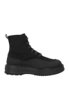 Hogan 3r Woman Ankle Boots Black Size 5.5 Textile Fibers