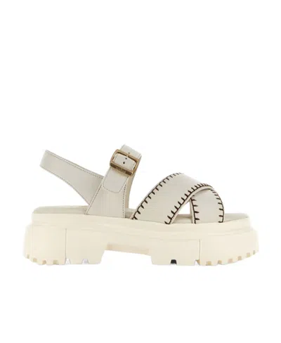 HOGAN HOGAN STRAPPY PLATFORM SANDALS
