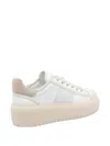 Hogan Low Top Sneakers Platform Sole In White