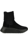 Hogan 65mm H669 Ribbed Chelsea Boots In Black