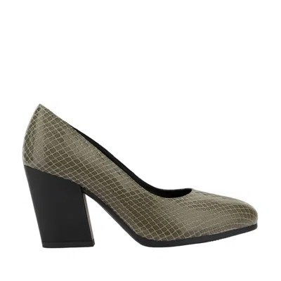 Hogan 80mm Leather Pumps In Green