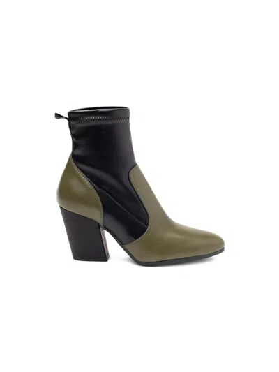 Hogan 80mm Two-tone Block-heel Boots